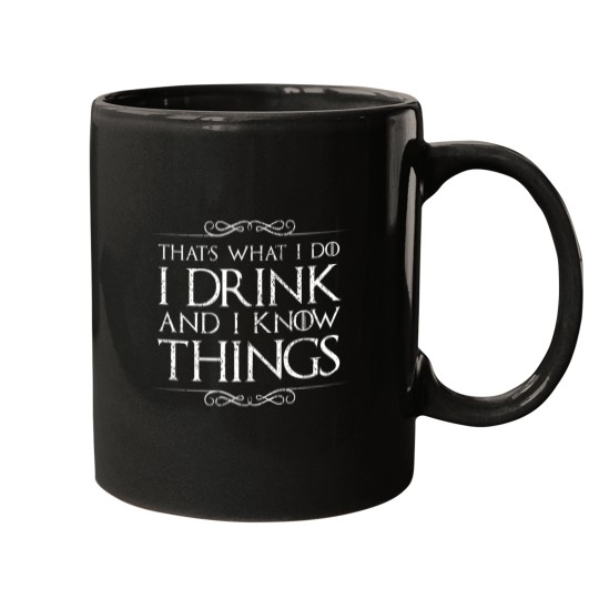 Discover I Drink And I Know Things Family Chrismast Present Gift Mugs