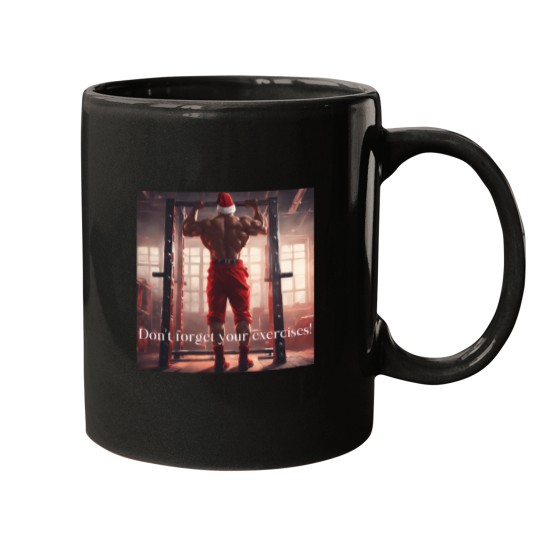 Discover Don`t forget ypur exercises 3 Mugs