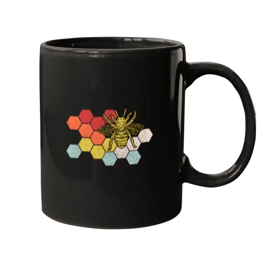 Discover Beekeeper Bee Honeycomb Beekeeg Mugs