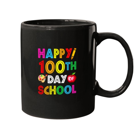 Discover 100th Day of School Teachers Kids Child Happy 100 Days 3 Mugs