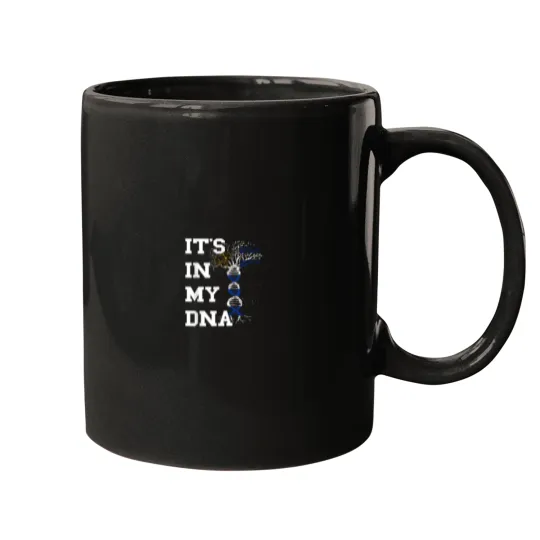 Discover Uruguay Flag Its In My Dna Uruguayan Roots Molecule Tree Mugs