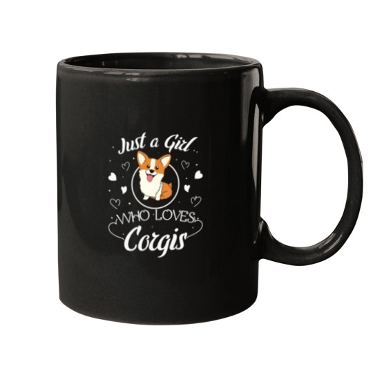 Discover S Just A Who Loves Corgi  Family Chrismast Present Gift Mugs