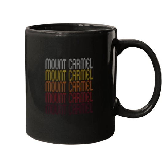 Discover Mount-Carmel-Pa--Vintage-Style-Pennsylvania-T-Shirt Mugs