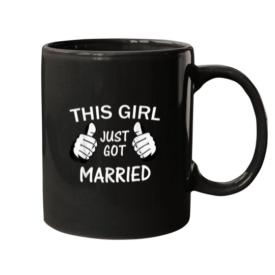 Discover this girl just got married Mugs