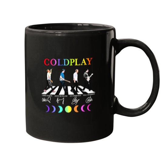Discover Coldplay Band Mugs Round