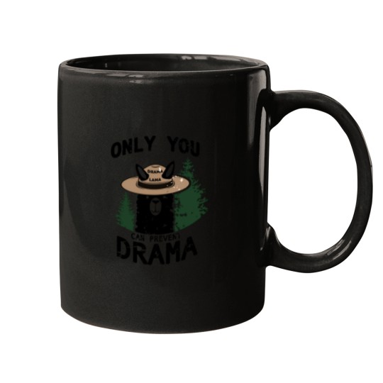 Discover Only You Can Avoid the Drama, Llama Smokey Parody, Llama Super Soft Mugs