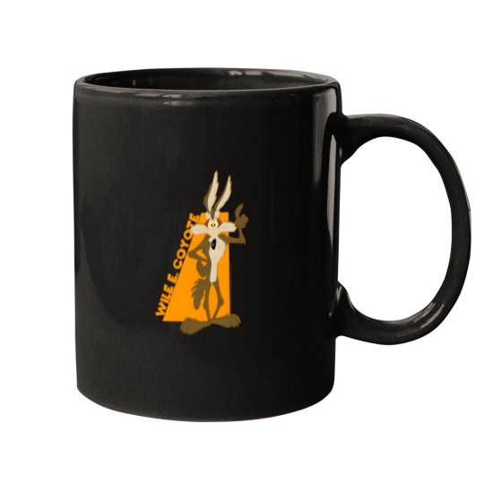 Discover Looney Tunes Wile E Coyote Orange Hue Portrait Mugs