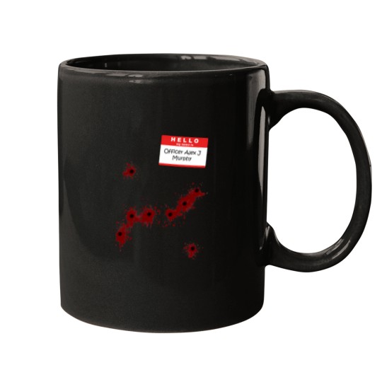 Discover Hi my name is Officer Alex Murphy Baseball Sleeve T-Shirt Mugs