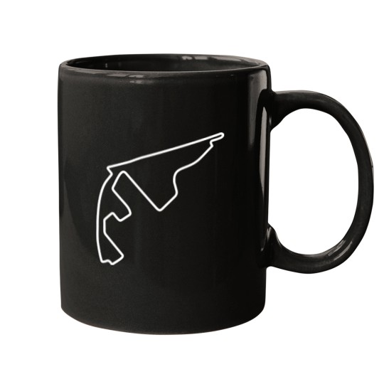 Discover Yas Marina Circuit [outline] Mugs