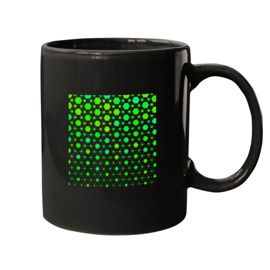 Discover Hexagon Pattern Active T-Shirt 708 Mugs