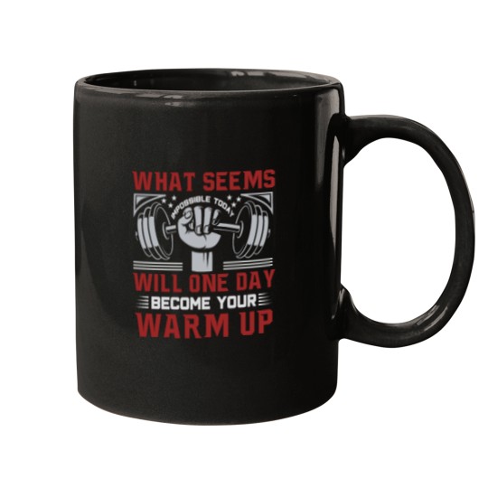 Discover Quote Warm Up Gym Design Once You See Results it Becomes An Addiction(1) Mugs