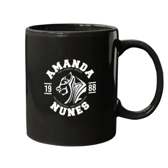 Discover Amanda Nunes "The Lioness" Brazil T-Shirt Mugs
