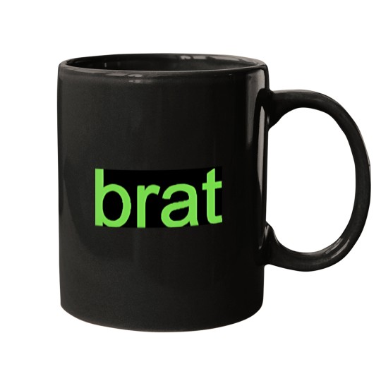 Discover Brat-T-Shirt-Logo Mugs