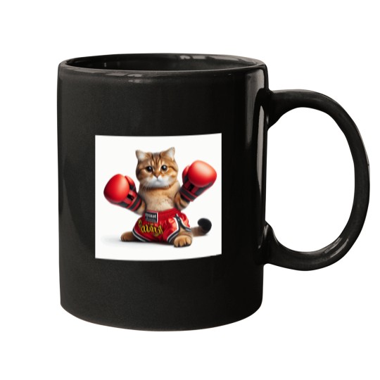 Discover Muaythaicat-Active-T-Shirt Mugs
