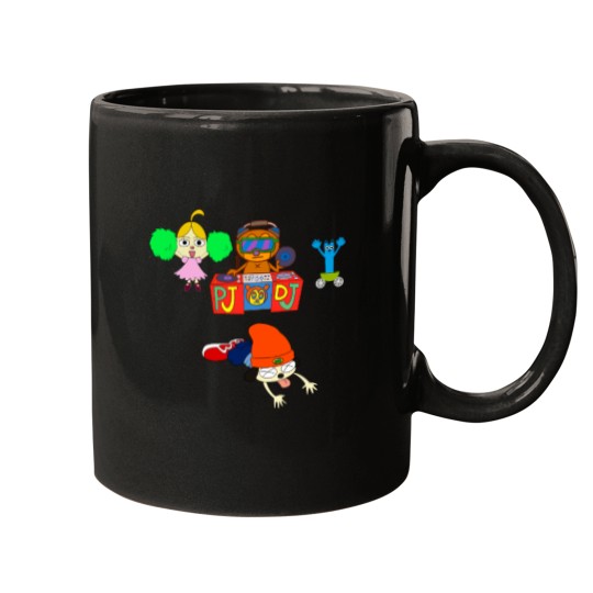 Discover Parappa-And-Friends-Active-T-Shirt Mugs