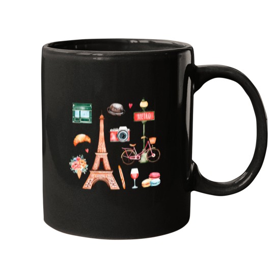 Discover Welcome-To-Paris T-Shirt Mugs