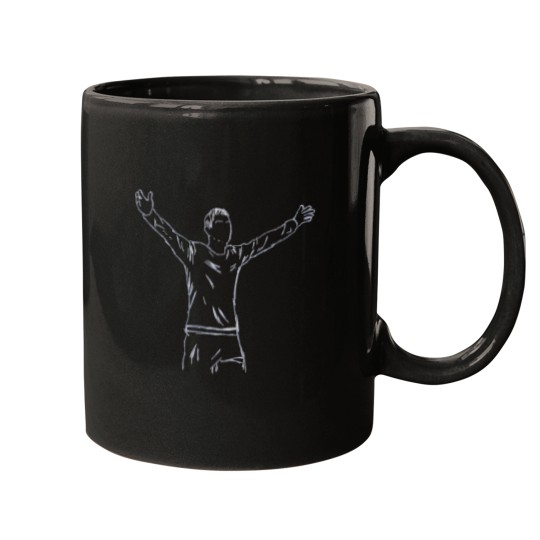 Discover Cristiano-Ronaldo-Sketch-Baseball--Sleeve-T-Shirt Mugs