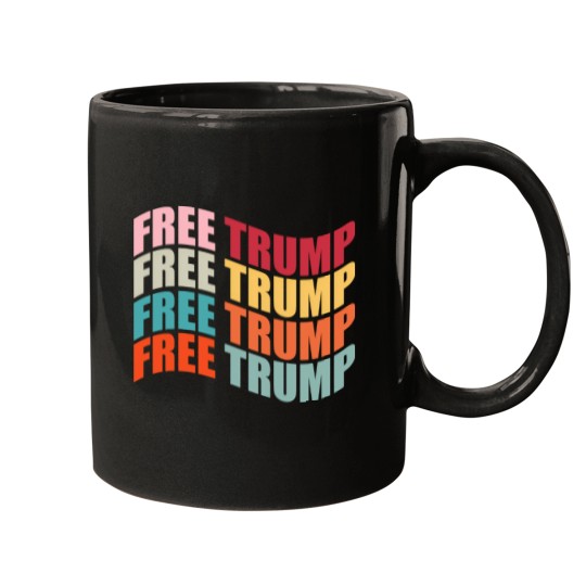 Discover Free-Trump-Active-T-Shirt-(19) Mugs