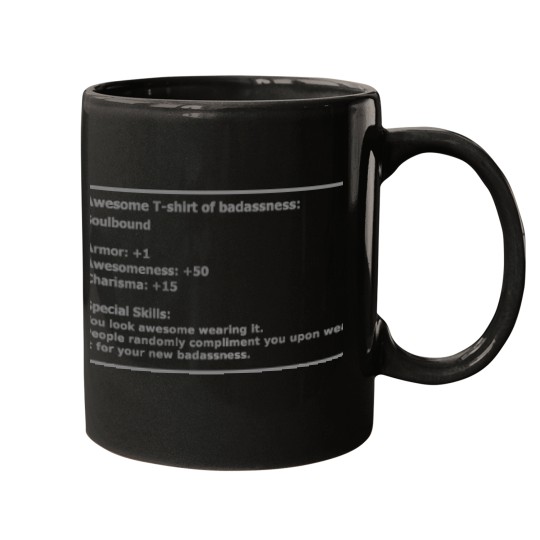Discover Awesome-T-Shirt-Of-Badassness.-Baseball--Sleeve-T-Shirt Mugs