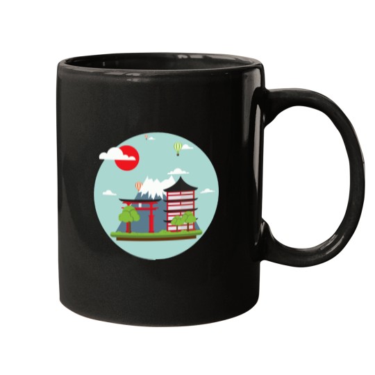 Discover Japan-- T-Shirt Mugs