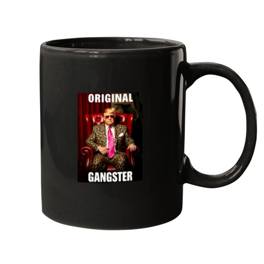 Discover Trump-Original-Gangster-Shirt-Funny-Maga-Donald-Trump-2024-T-Shirt Mugs
