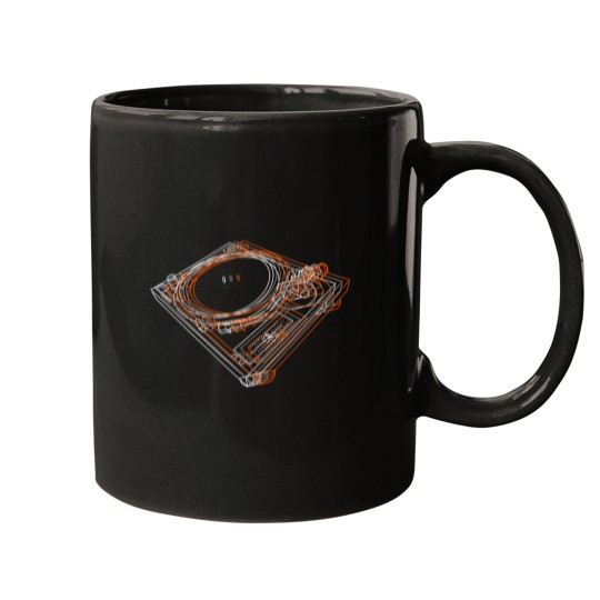 Discover Turntable-Technics-1210'S-Dj-T-Shirt Mugs