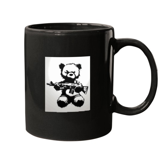 Discover Graffiti-Bear T-Shirt Mugs