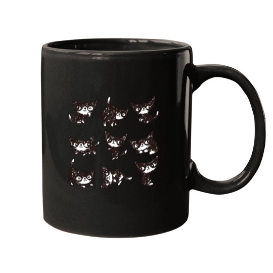 Discover Nine Poses Of Kitten TURNPIKE TROUBADOURS ARTWORK Mugs