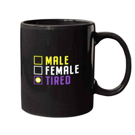Discover Non Binary Enby Nonbinary Flag Colors Lgbt Pride Ally Mugs