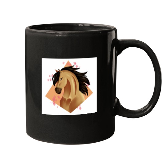 Discover Buckskin Horse Portrait Mugs