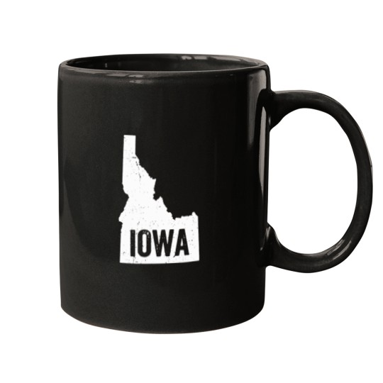 Discover Idaho-Iowa-Funny-Geography-Mix-Up-T-Shirt Mugs