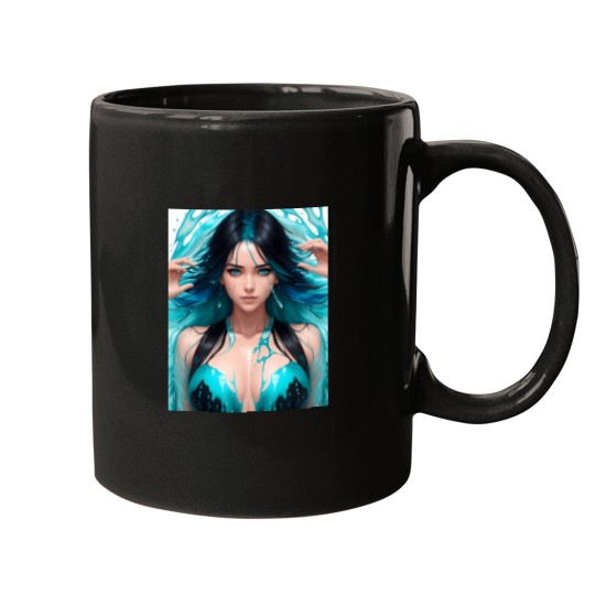 Discover Girl In Water (2) T-Shirt Mugs
