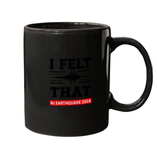 Discover New Jersey Earthquake Alert T-Shirt Mugs