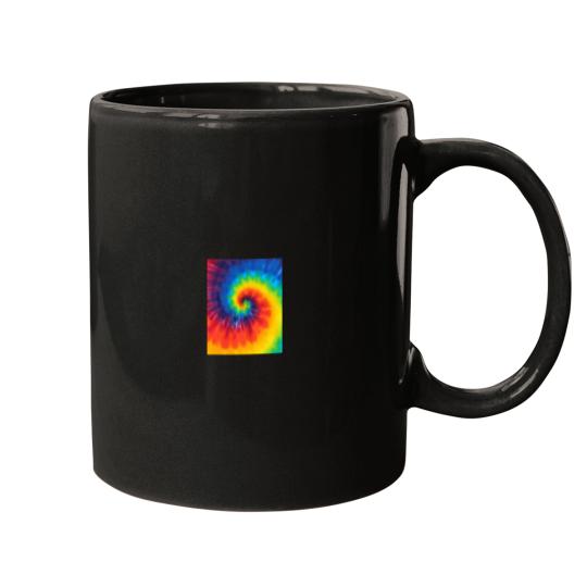 Discover Tie-Dye-Swirl-Rainbow T-Shirt Mugs