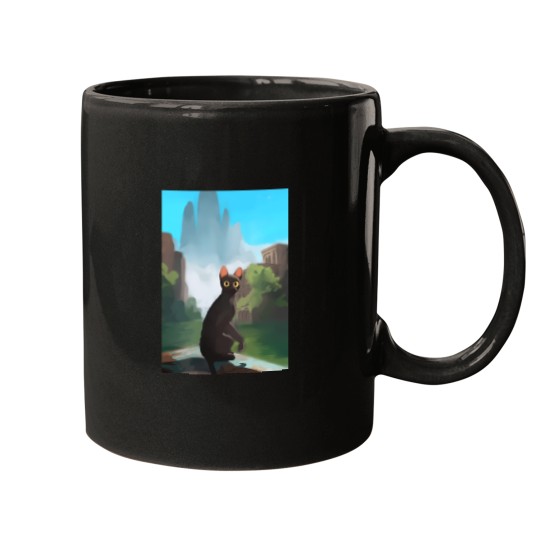 Discover Flow Cat Static red  Celica T23 7gen Mugs