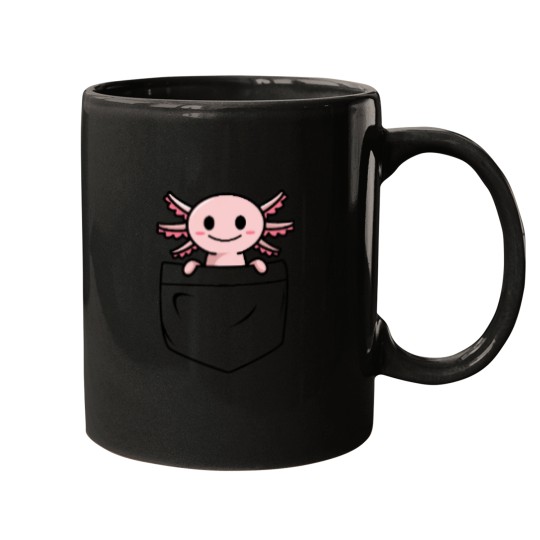 Discover Axolotls in pocket Essential Mugs