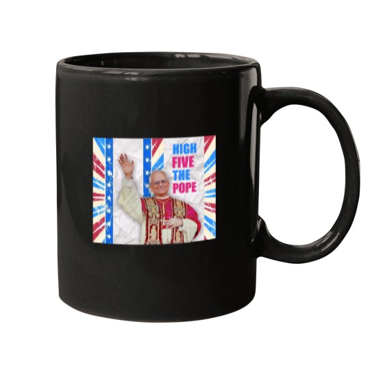 Discover High Five from the Pope Classic Mugs