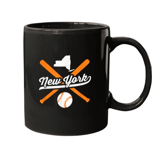 Discover New York Baseball Vintage State Pride Love City Mugs