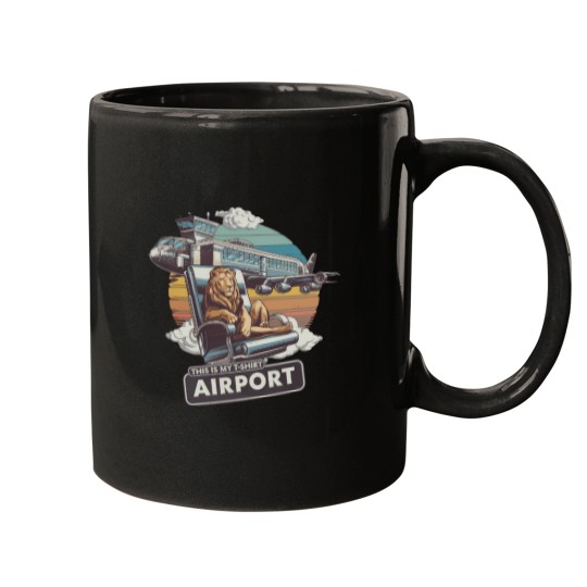Discover This My T-Shirt Airport Active T-Shirt Mugs