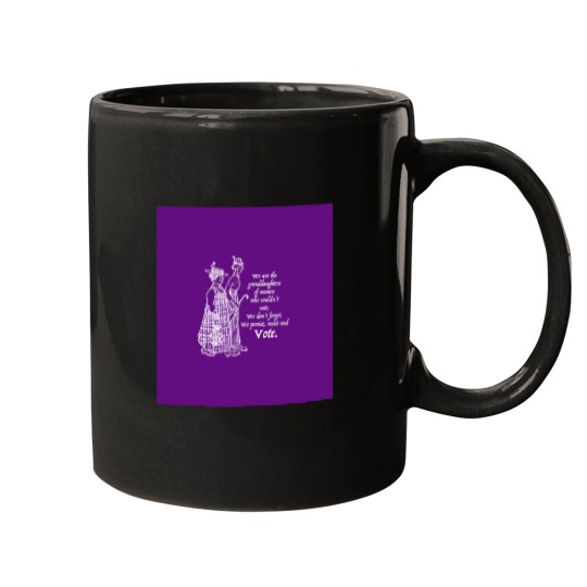 Discover 1581 Granddaughters Who Vote White On Purple Sleeveless Top Mugs