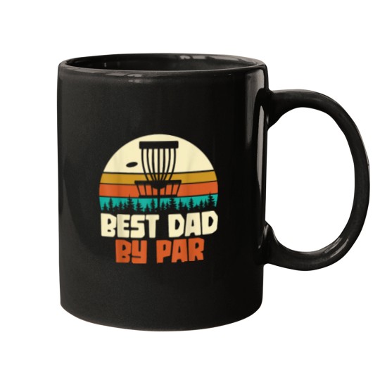 Discover Funny Golfer Dad Gift Fathers Day Retro Disc Gol Mugs