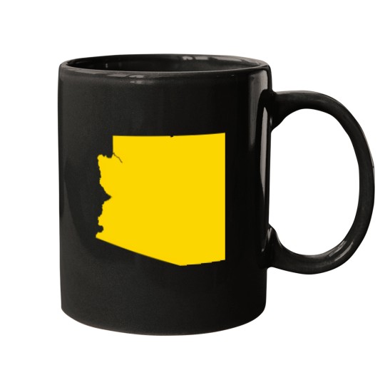 Discover Yellow-Arizonna-Design T-Shirt Mugs