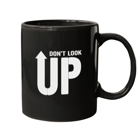 Discover Don_t look up designwhite Long Mugs