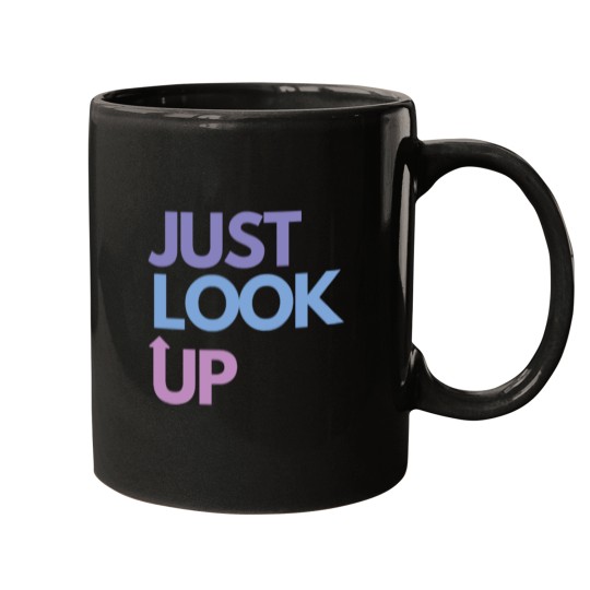 Discover JUST LOOK UP (3) Mugs