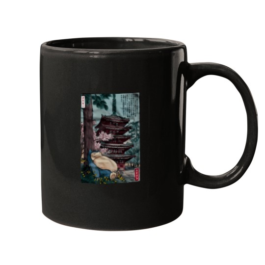 Discover Sn Lax Sleeping Near A Temple (1) T-Shirt Mugs