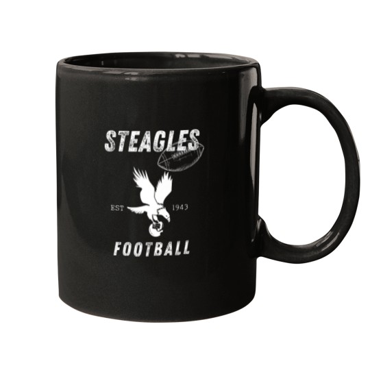 Discover Steagles Football Est 1943 PhilPhit Combine Team Mugs