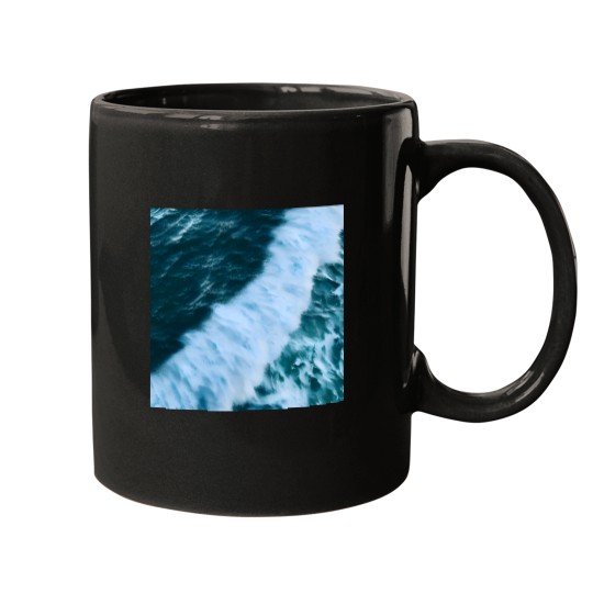 Discover 6297 Blue Ocean Waves 18 Active T-Shirt Mugs
