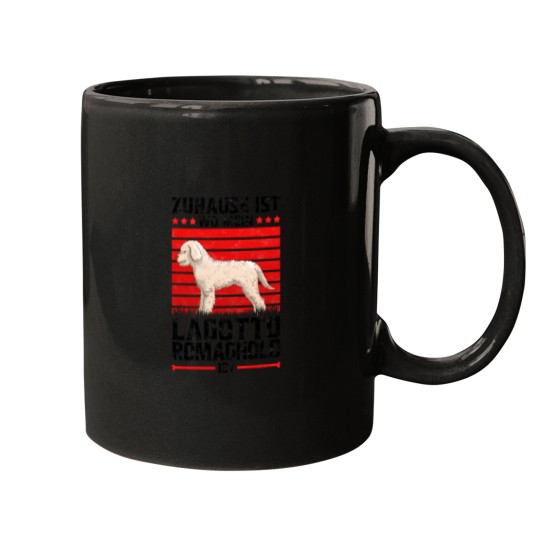 Discover Home is where my Lagotto Romagnolo is truffle dog saying(1) Mugs