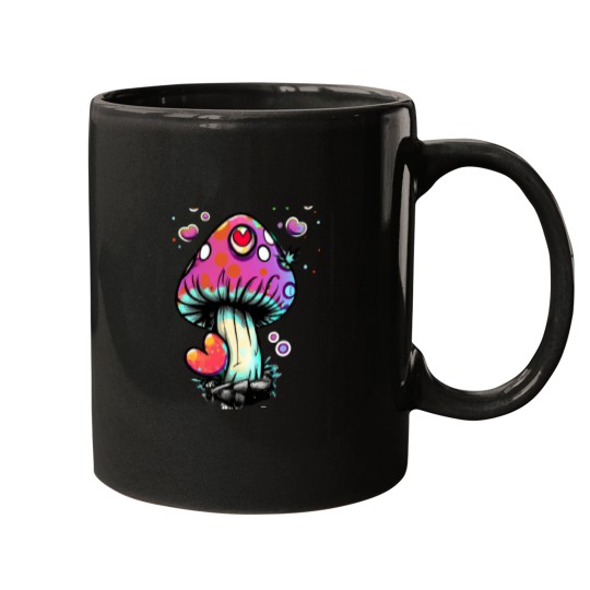Discover Mushroom Heart Mugs