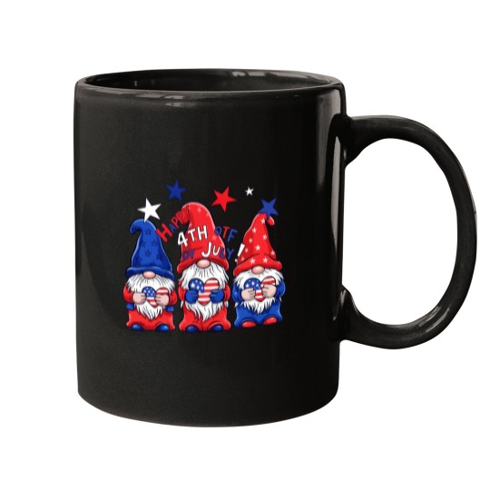 Discover Happy 4th of July Gnome Mugs